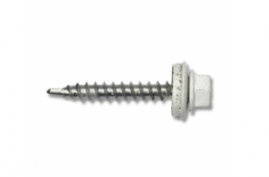 Саморез кровельный 4,8*29 RAL 9003 белая эмаль уп.70 шт*. SteelRex