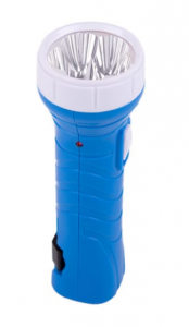 Фонарь ручной SBF-99-B (акк. 4V 0.8 Ah) 5св/д, синий/пластик, вилка 220V 554883, Smartbuy 