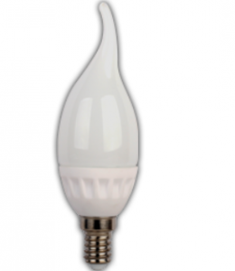 Лампа светодиодная Ecola свеча на ветру E14 5W 4000 125x37 C4YV50ELC