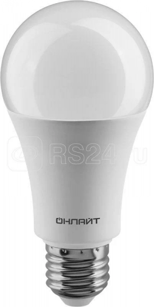 Лампа светодиодная ОНЛАЙТ A60 E27 20W 4000К PROMO 61158