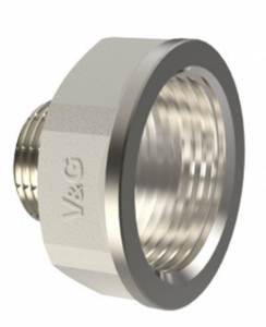 Переходник   1/2"х1/4" Вн-Нр ник. V&G-208102***