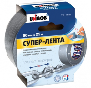 Клейкая лента UNIBOB супер армированная 50 мм25 м 3806940 11/2026