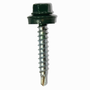 Саморез кровельный 4,8*35 RAL 6005 т.зеленый  50шт*