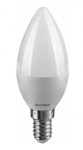 Лампа светодиодная ОНЛАЙТ OLL-C37-6-230-4K-E14-FR (СВЕЧА, 6Вт аналог 60Вт) АКЦИЯ 71629 хол.*7