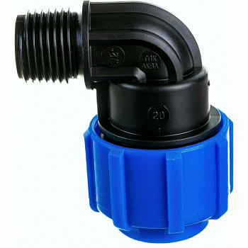 Отвод ПНД 20х1/2"  обжим-НР  ТПК-АКВА