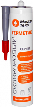 Герметик силик. универ. MasterTeks РМ 290 мл серый (RAL7040) 30012028