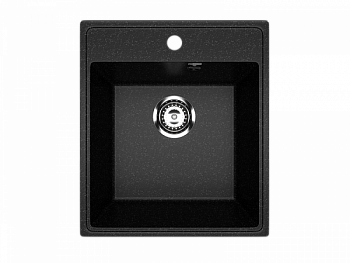 Мойка Модель GR 425-004 (черный оникс) матовая SOFT-TOUCH 425*485*175 с сифоном GOTA ROCIO
