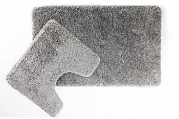 Набор ковриков BOMBINI SOFT SHAGGY 60*100/50*60 см 2 предметный L. Grey 