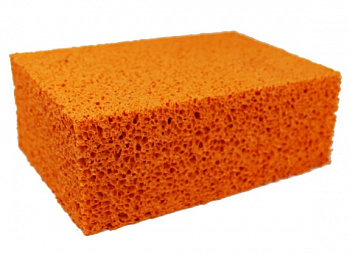 Губка DECOR оранжевая вискозная 160х110х60 мм  (670-200)