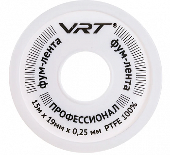 Лента ФУМ  575  15м*19мм*0,25мм БЕЛАЯ VRT