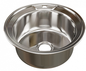 Мойка MIXLINE d 51 (0,6) вып 3 1/2" MIXLINE (глуб чаши 17см) с сифоном