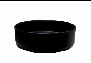 Раковина накладная SLIM  BLACK GL 344*344*114