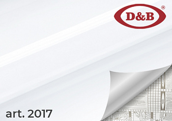 Пленка самоклеящаяся D&B 0,45*2м  белая глянец 2017