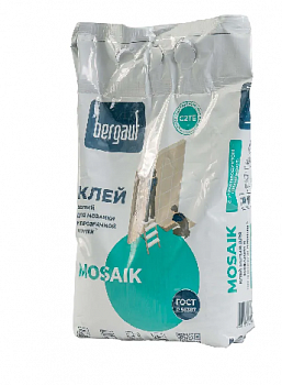Клей для плитки BERGAUF Keramik Mosaik C2TE (5 кг)10012027