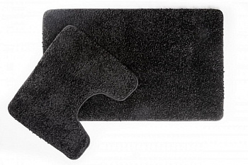 Набор ковриков BOMBINI SOFT SHAGGY 60*100/50*60 см 2 предметный Black черный 