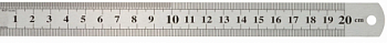 Линейка нержавеющая 200х19 мм 19002