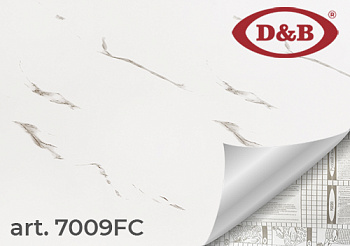 Пленка самоклеящаяся D&B 0,60*6м мрамор светлый , 7009FC