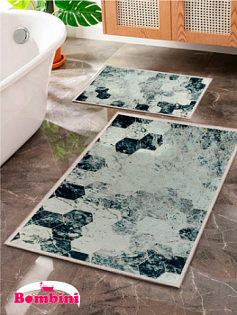 Набор ковриков BOMBINI VELVET 60*100/60*50 2 предметный P102 