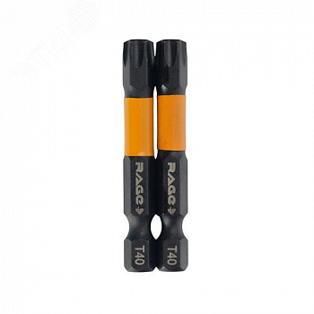 Набор бит торсионных TORX T40 S2 х 50 мм 2шт. RAGE by VIRA 554250