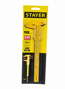 Штангенциркуль пластмассовый Stayer 150 мм 3440