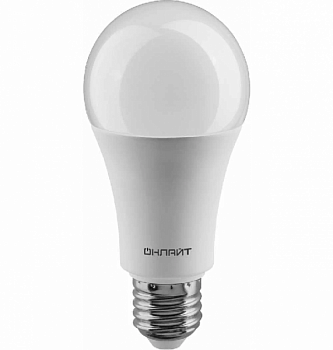Лампа светодиодная ОНЛАЙТ A60 E27 20W 6500К PROMO 61159