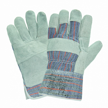Перчатки спилковые комбинированные Ангара Optima 839083