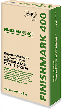 Цемент SLK Cement М-400 ЦЕМ II 32.5H  25кг Сухой Лог
