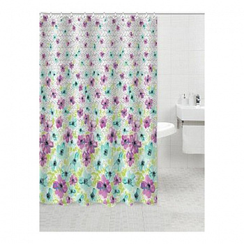 Шторы для в/к AQUADOMER п/э 180*180см плотн 90г/м2  12 колец , 25XT-03