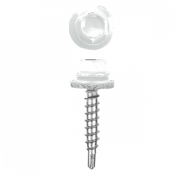 Саморез для крепления кровли, RAL9003 4,8* 70 кор. с ок. - 35 шт. SteelRex