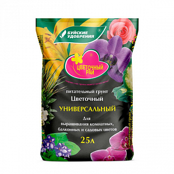 Грунт Цветочный универсальный 'Цветочный рай' 25 л (БХЗ) Д9984