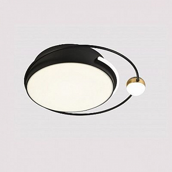 Светильник потолочный Linvel MS 1114 Черный 77-85W 3000-6000К диммируемый с ПДУ 5100Lm 
