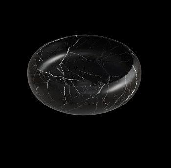 Раковина накладная SLIM BLACK M
