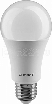Лампа светодиодная ОНЛАЙТ A60 E27 20W 4000К PROMO 61158