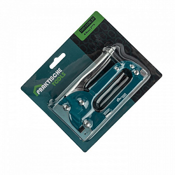 Степлер мебельный, тип скоб 53, 4 - 8 мм, металлический корпус PRAKTISCHE TOOLS Blister Ц2601